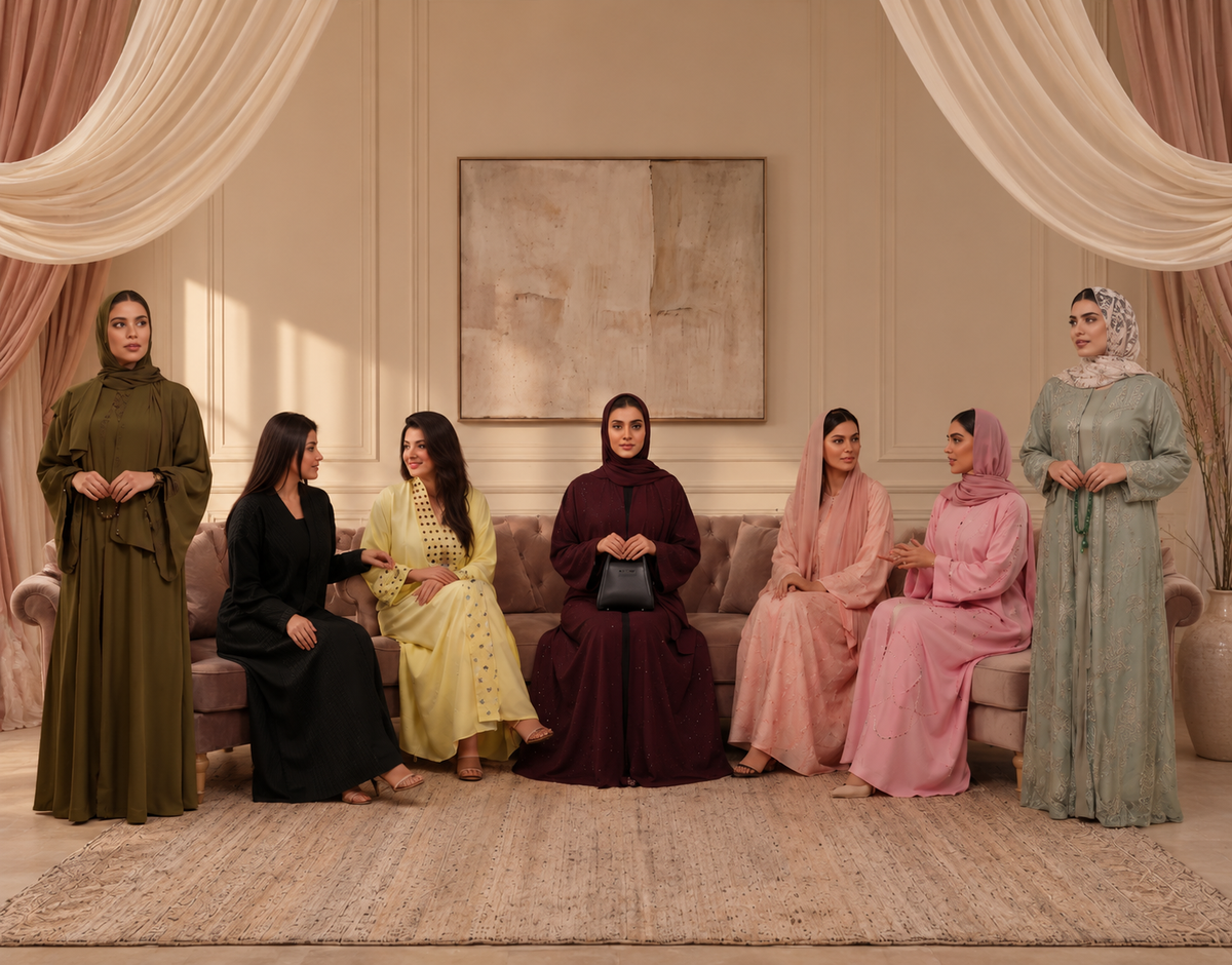 Abayas for every occasion in Pakistan - everyday, office, Eid and formal styles