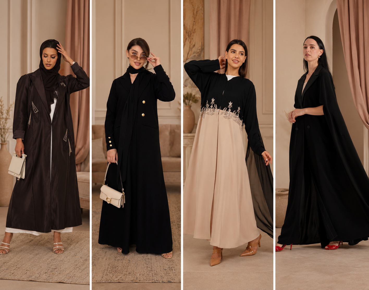 Modern abaya fashion in Pakistan 2026 by Umm-e-Aiman