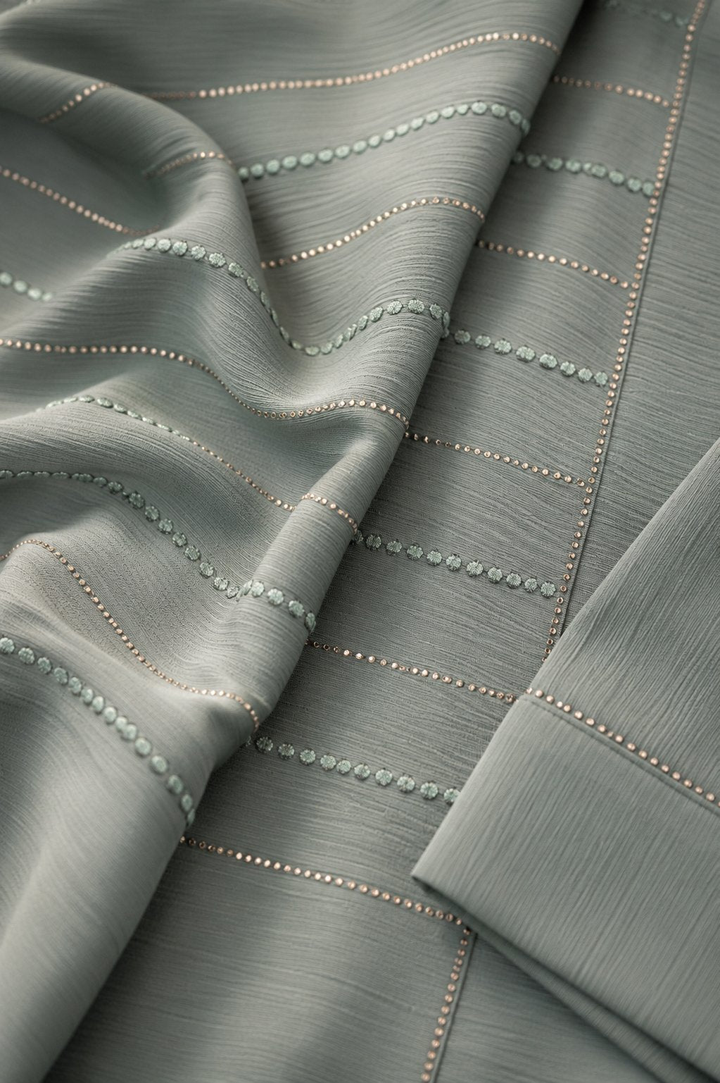 Embroidery Top Horizontal Lines