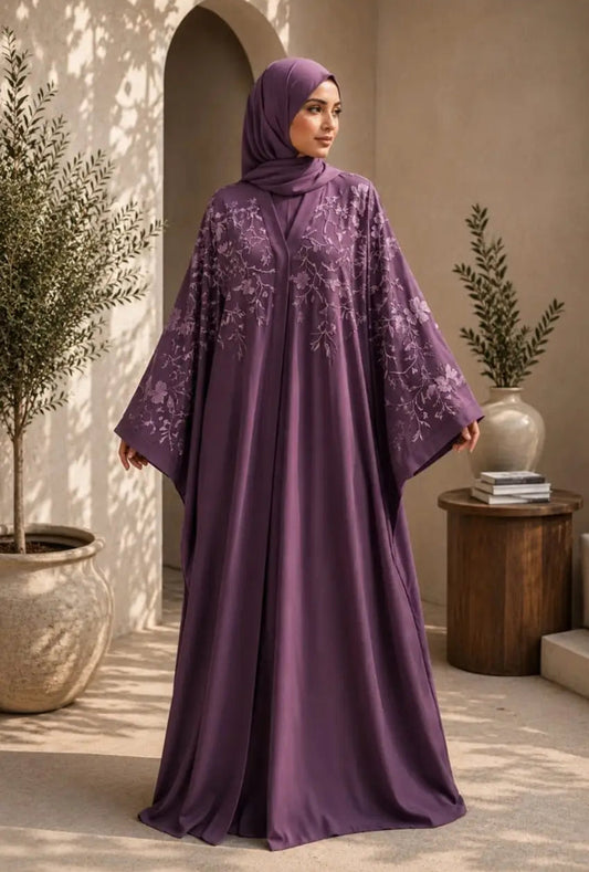 Butterfly Sleeve Kaftan Abaya | Premium Islamic Wear