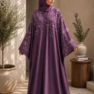 Kaftan Style Abaya with Flowing Sleeves