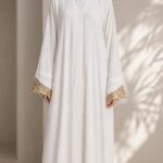 Premium White Eid Abaya