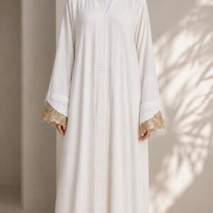 Premium White Eid Abaya